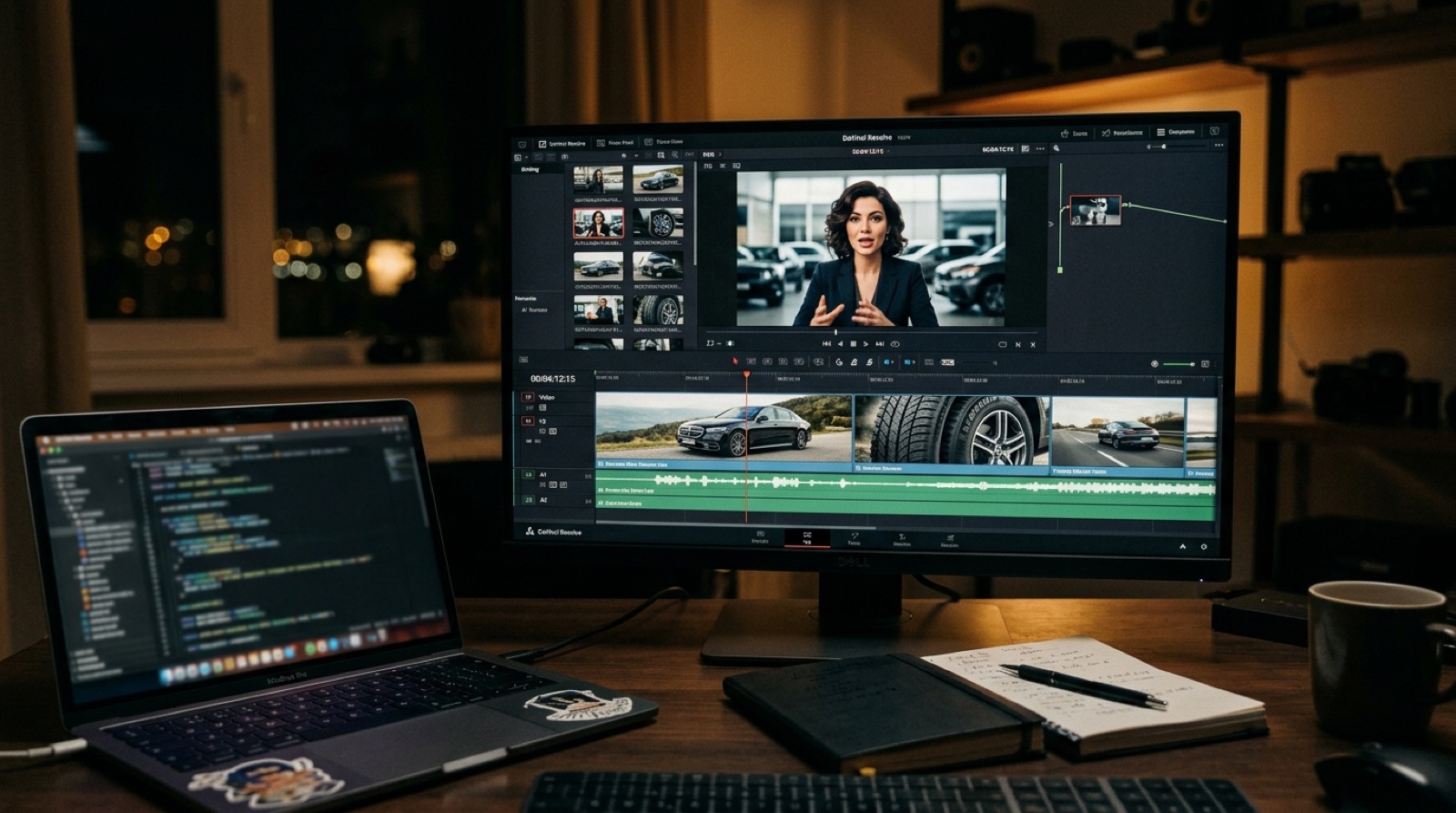 自動車比較動画の出演者撮影をAIアバターに置き換えた制作記録