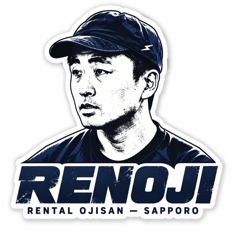 RENOJI（レンタルおじさん）のエンブレムステッカー