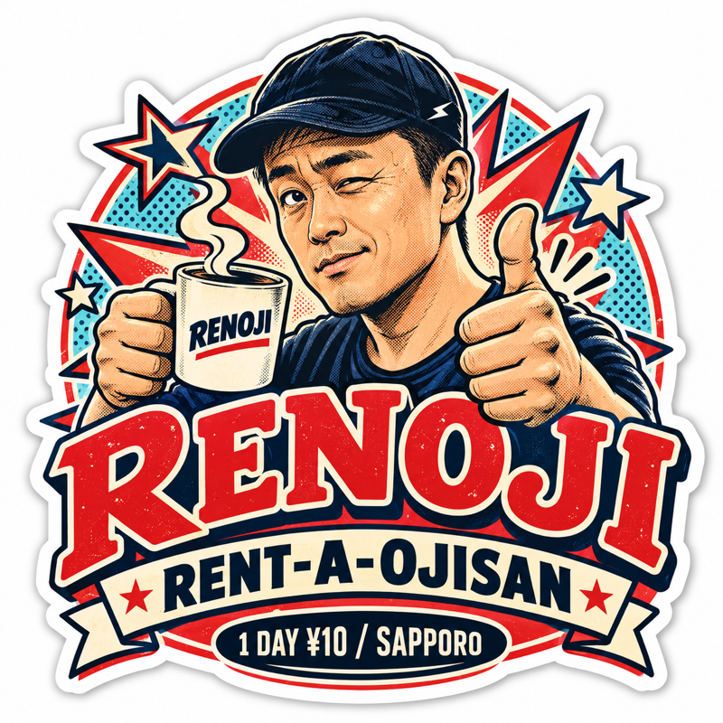 RENOJI ステッカー（アメリカンポップ）